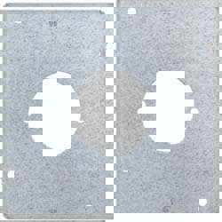 Square Surface Electrical Box Cover: Steel